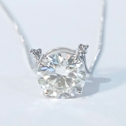 Colar Ponto de Luz , em ouro 18k