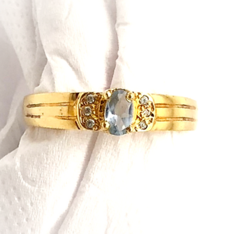 ANEL FORMATURA 7 PEDRAS