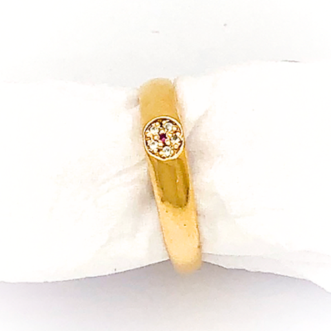 ANEL FORMATURA 6 PEDRAS