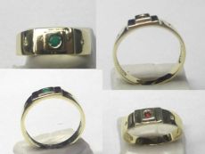 ANEL FORMATURA 3 PEDRAS