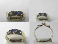 ANEL FORMATURA 3 PEDRAS