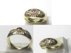 ANEL FORMATURA 7 PEDRAS