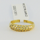 ANEL APARADOR BANANA 25 PEDRAS