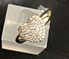 ANEL CORAÇÃO BIA 57 PEDRAS