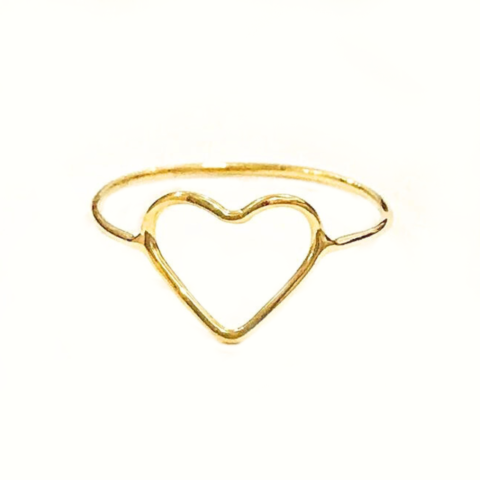 ANEL FIO CORAÇÃO P SEM PEDRAS