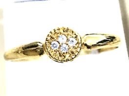 ANEL RED MINI 4 PEDRAS