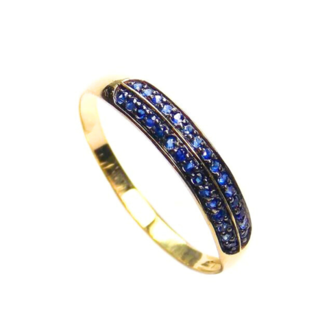 ANEL APARADOR 2 LINHAS 30 PEDRAS