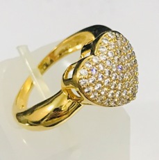 ANEL CORAÇÃO RUTE 65 PEDRAS