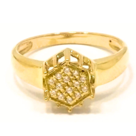 ANEL CANARINHO 14 PEDRAS