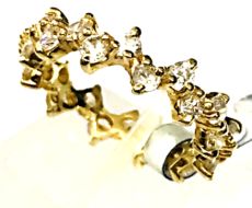 ANEL ALIANÇA INTEIRA 24 PEDRAS