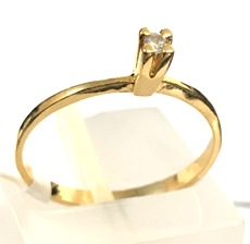 ANEL SOLITÁRIO BASE 6PTS