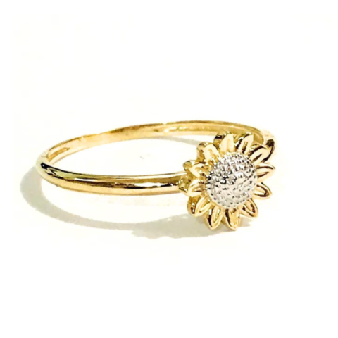 ANEL GIRASSOL SEM PEDRAS