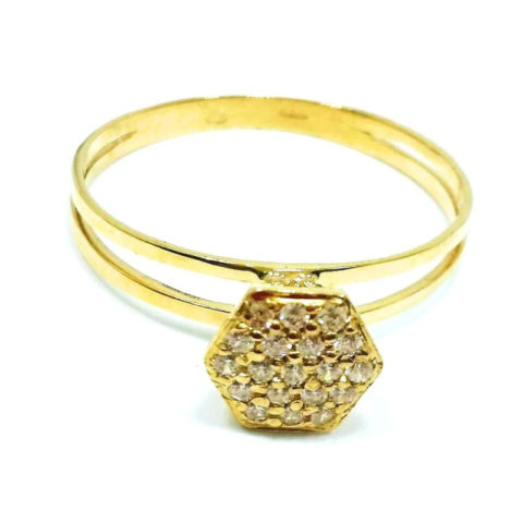 ANEL DOCE MEL 19 PEDRAS