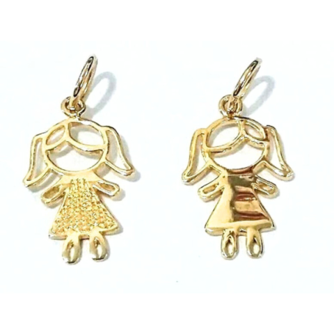 PINGENTE CHIQUINHA P SEM PEDRAS