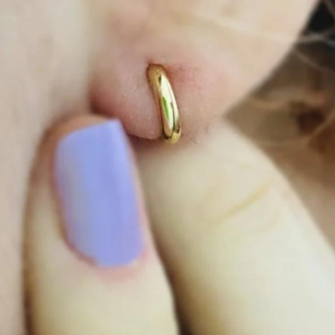 BRINCO CARTILAGE MINI SEM PEDRAS