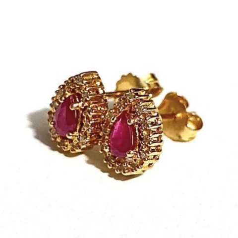 Brinco Gota Taty - P com 26 pedras