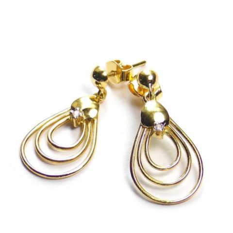 BRINCO GOTA ASPIRAL 2 PEDRAS