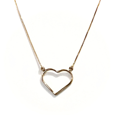 COLAR FIO CORAÇÃO GG SEM PEDRAS