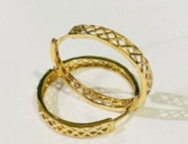 BRINCO ARGOLA VAZADA NM SEM PEDRAS