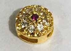 PINGENTE PONTO 9 PEDRAS