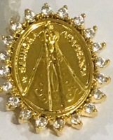 PINGENTE NOSSA SENHORA AP 20 PEDRAS