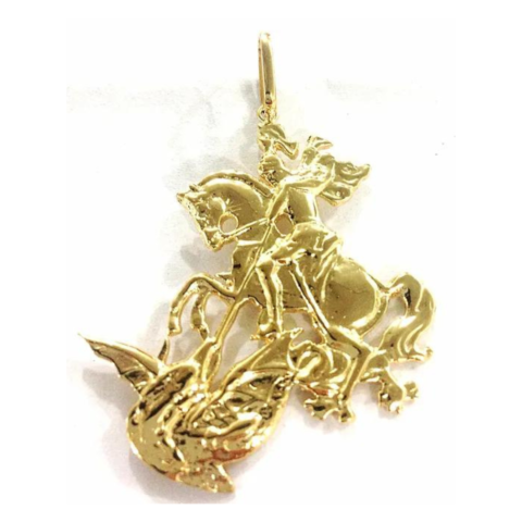 PINGENTE SÃO JORGE GG S/ARO SEM PEDRAS