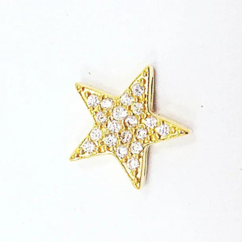 PINGENTE ESTRELA P 17 PEDRAS