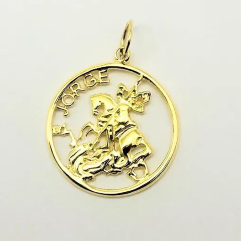 PINGENTE SÃO JORGE INFINITY SEM PEDRAS