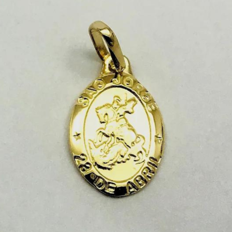 PINGENTE SÃO JORGE MINI SEM PEDRAS