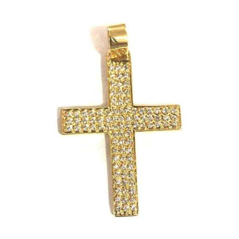 PINGENTE CRUZ 90 PEDRAS