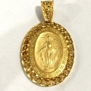 PINGENTE NOSSA SENHORA AP GG 34 PEDRAS