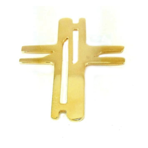 PINGENTE CRUZ MODERNA SEM PEDRAS