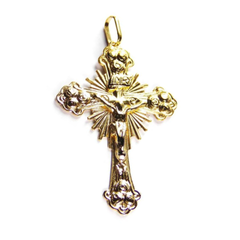 PINGENTE CRUZ VATICANO SEM PEDRAS