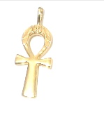 PINGENTE CRUZ EGÍPCIA SEM PEDRAS