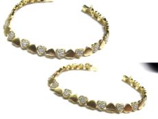 PULSEIRA 30CORAÇÕES 105 PEDRAS