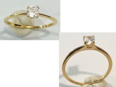 ANEL SOLITARIO TAY 1 PEDRA